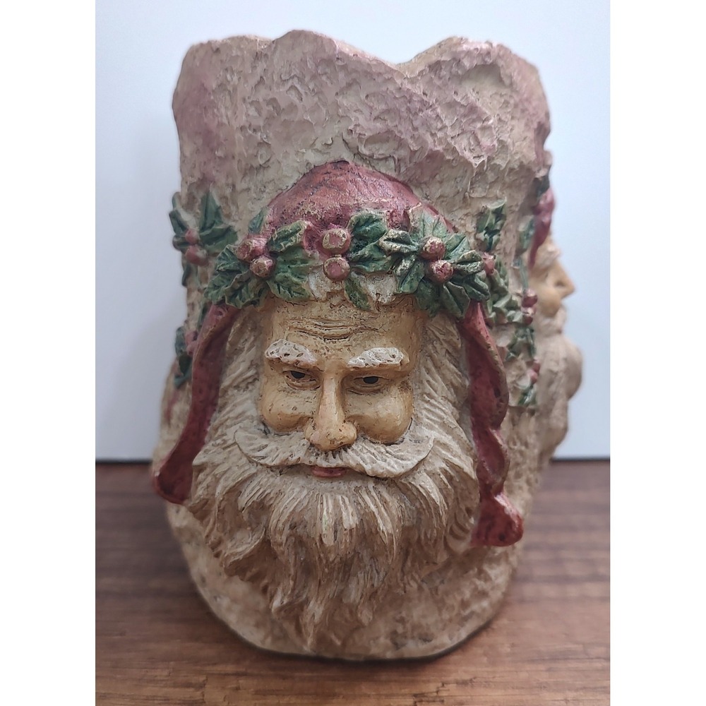 VTG Christmas Around the World House of Lloyd Black Forest Santa Candle Holder